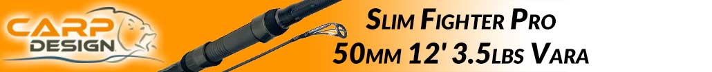 Canne Carp Design Slim Fighter Pro 50mm 12' 3.5lbs