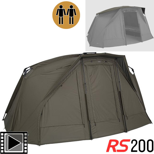 Biwy Trakker Tempest RS 200 2 personas (Bivvy + Skull Cap)