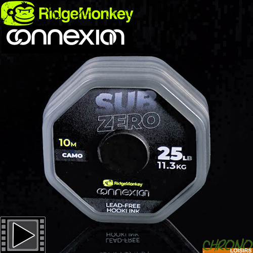 Tresse RidgeMonkey Connexion SubZero Lead Free 25lbs 10m