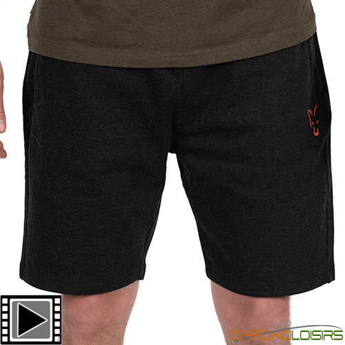 Fox Collection Light Weight Jogger Shorts Black & Orange / Carp Fishing  Clothing