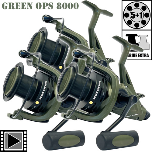 Carrete Ccarp Desembragable Green OPS 8000 (x3)