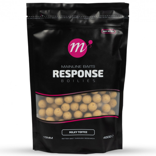 Bouillettes Mainline Response Milky Toffee 15mm 450g