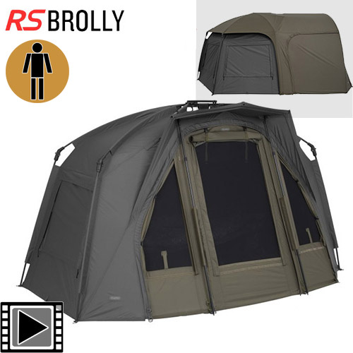 Trakker Tempest RS Brolly 1 man (Full Pack + Social Cap)