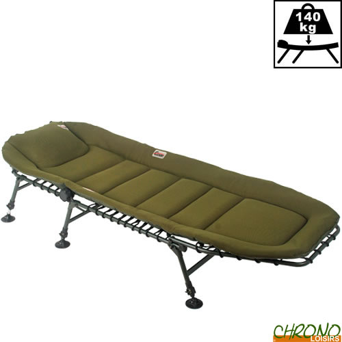 Bed chair ccarp full neoprene green 6 pieds – Chrono Carpe ©