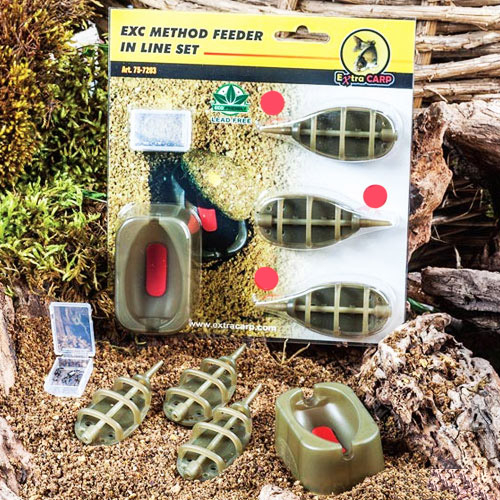 Extra Carp Method Set 20-30-40g (conjunto do 4 peças)