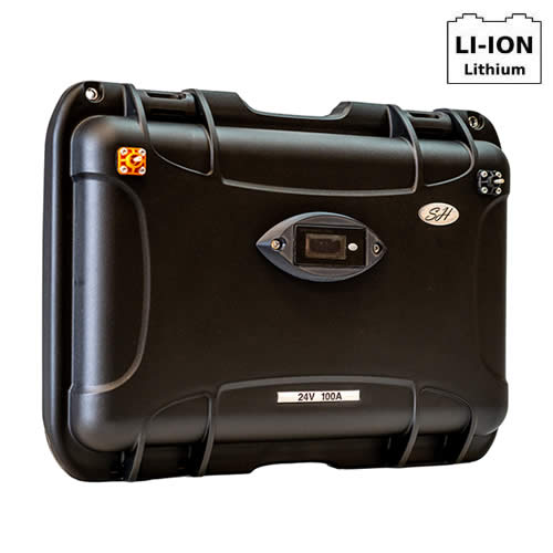 Bateria SH Lithium LifePo4 Impermeável 24V 100A