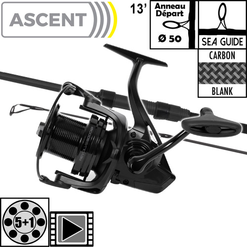Ensemble Avid Carp Ascent 50mm 13' 4lbs Full Shrink Revolve 8000FD