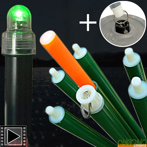 Atropa Atrotube Telescopic Marker 6.30m Full kit Arancione + Spot Tube V3 Verde + Supporti