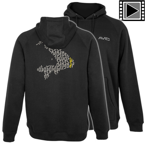 Sweat Avid Carp Compound Hoodie Black