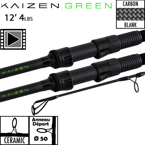 Canne Korda Kaizen Green Ceramic 50mm 12' 4lbs (les 2)