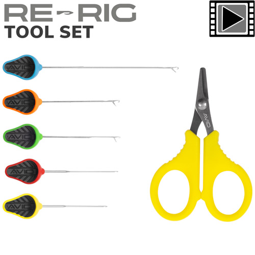 Outils Avid Carp Re-Rig Tool Set (Set de 6 pièces)