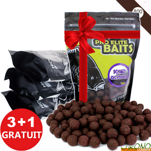 Pro Elite Baits Boilies Squid & Octopus 20mm 800g (x3)