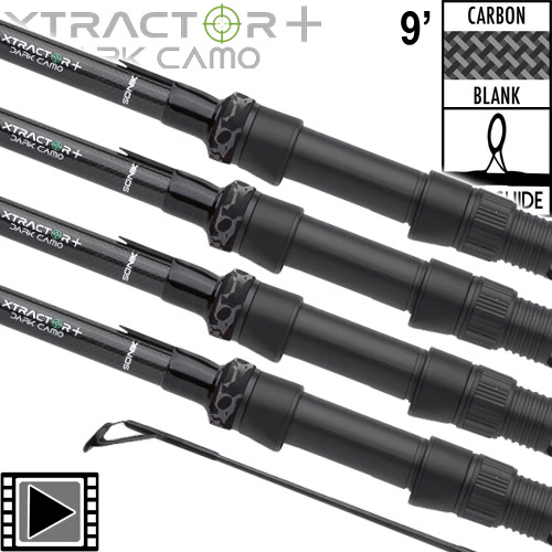 Canne Sonik Xtractor+ Dark Camo 9' 3lbs (les 4)