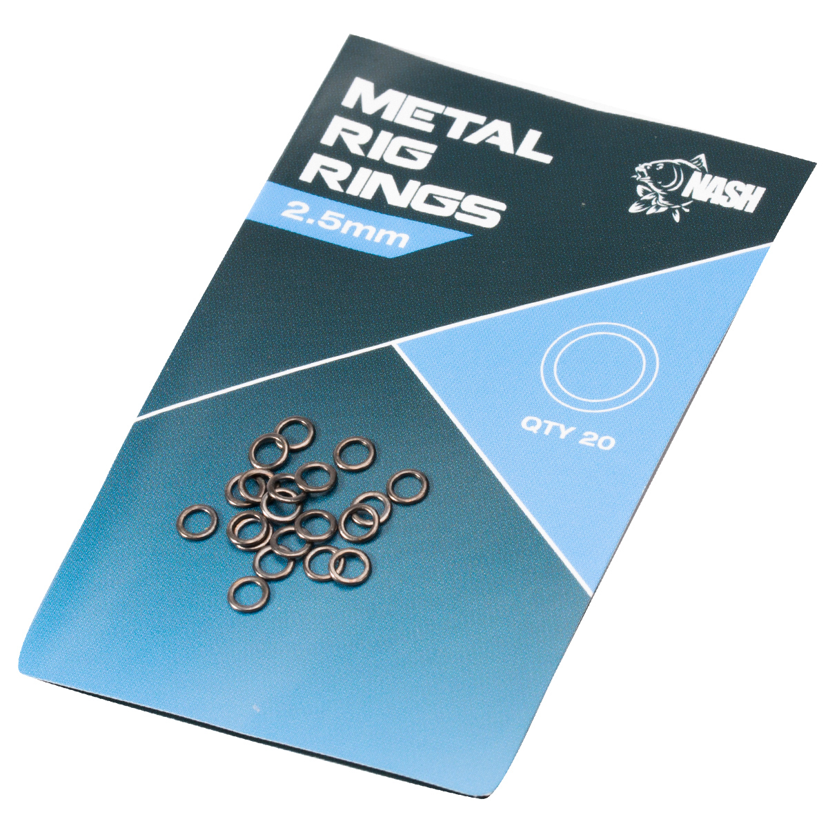 Anneaux Nash Metal Rig Rings 2.5mm (par 20)