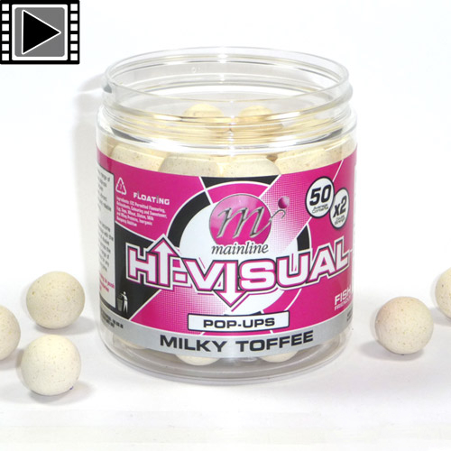 Pop Ups Mainline Fluo Hi Visual Milky Toffee 15mm 150ml