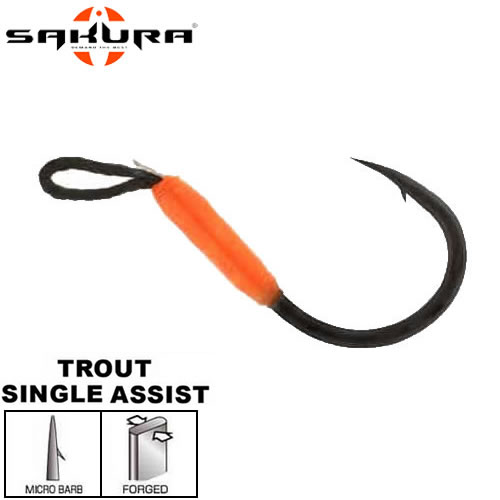 Hameçon Sakura Trout Single Assist Hook