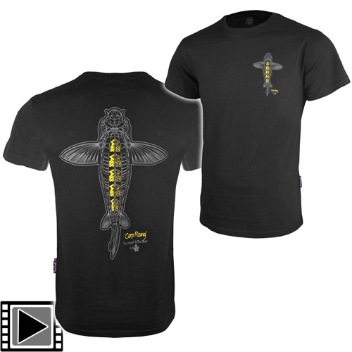 T-Shirt Vass Carp Rising Black