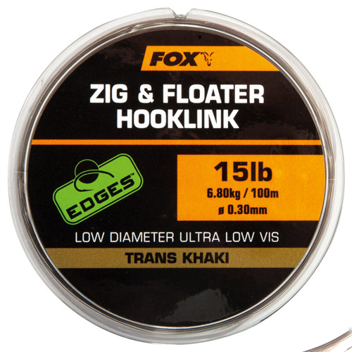 Fox Zig & Floater Monofilament Trans Khaki 0.30mm 100m