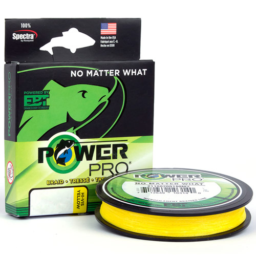 Hilo Trenzado Power Pro 0.28mm 275m Hi-Vis Yellow