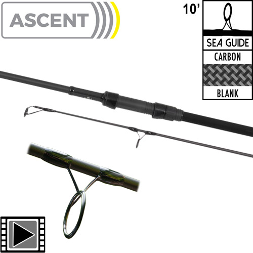 Canne Avid Carp Ascent 10' 3.5lbs Rétractable Full Shrink