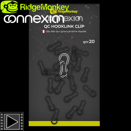 RidgeMonkey Connexion QC Hooklink Clip (por 20)