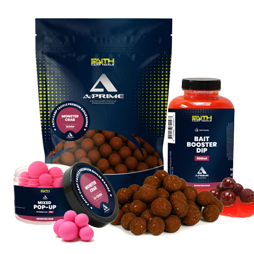 Pack Appâts Faith A-Prime Monster Crab 16mm 1kg