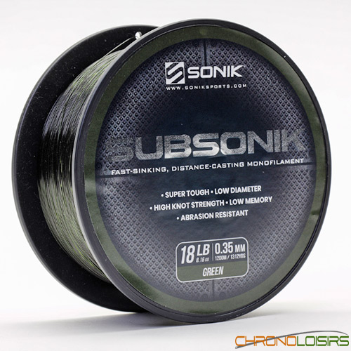 Sonik Subsonik Monofilament Green 1200m