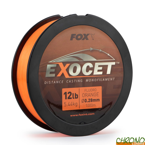 Nylon Fox Exocet Fluoro Orange 1000m