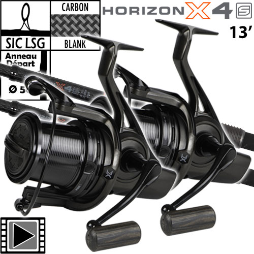 Fox Horizon X4 S Slim Shrink 13' 3.75lbs 14000XC Set (x2)