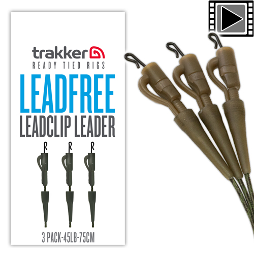 Trakker Softcore Leadfree Leadclip Leader 75cm (x3)