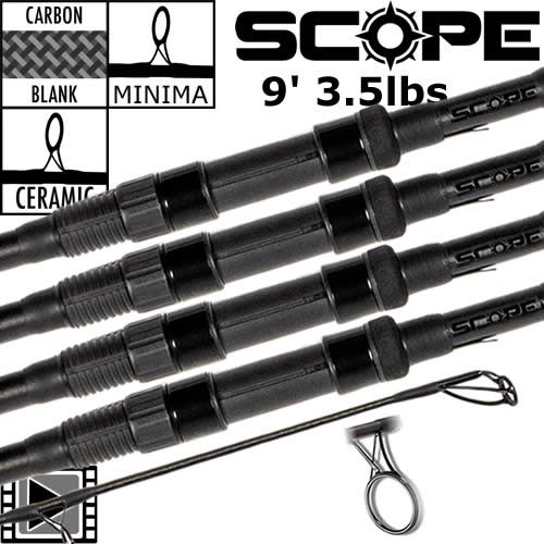 Canne Nash Scope 9' 3.5lbs CG (les 4)
