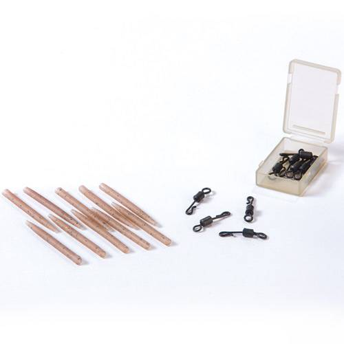Extra Carp Quick Change Swivels & Sleeves Camou (x10)