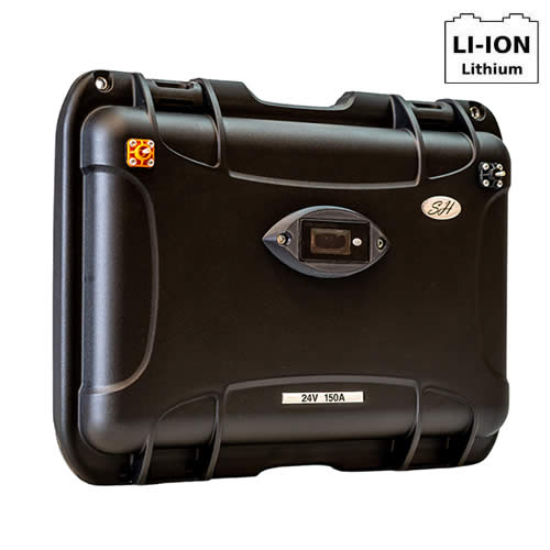 Bateria SH Lithium LifePo4 Impermeável 24V 150A