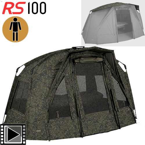 Trakker Tempest RS 100 Camo 1 man (Bivvy + Skull Cap)