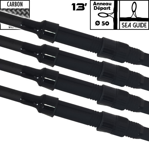 Daiwa Vertice Carp Rod 50mm 13' 3.75lbs Canna (x4)