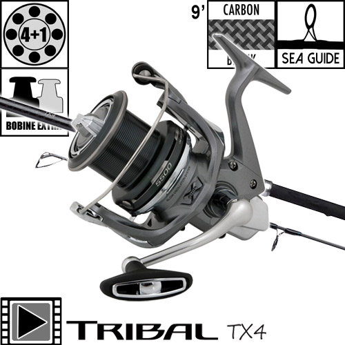 Ensemble Shimano TX-4A Carp Stalker 9' 3lbs Ultegra 5500 XSD