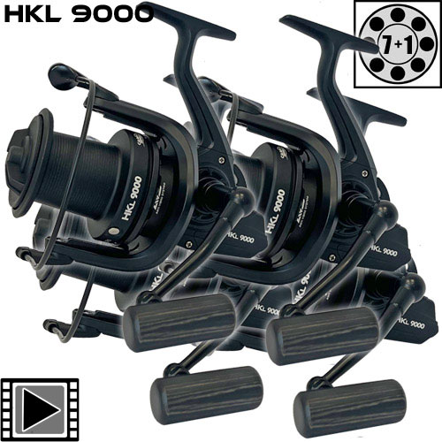 Carrete Carp Design Black Line HKL9000 (x4)