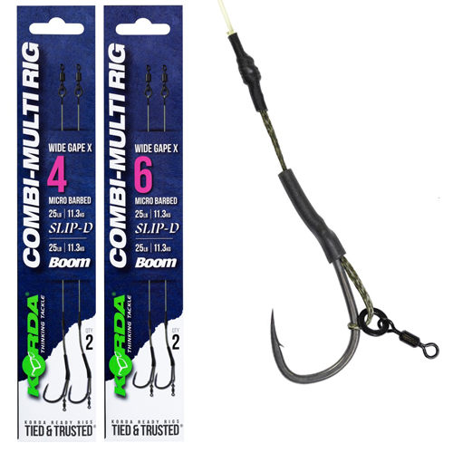 Bas de Ligne Korda Combi Multi Rig Wide Gape X (par 2)