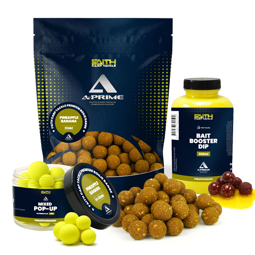 Pack Appâts Faith A-Prime Pineapple Banana 16mm 1kg