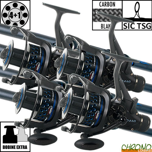 Ensemble Carp Design Start Fighter 12' 3lbs DA60 (les 4)