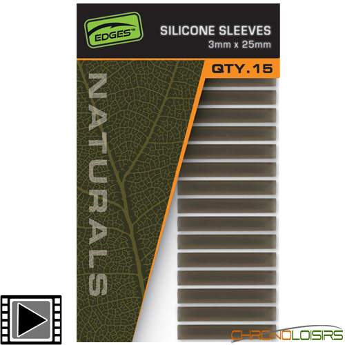 Fox Edges Naturals Sleeves 3x25mm (x15)