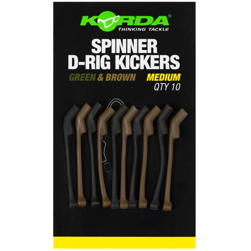 Adaptateur Korda Spinner D Rig Kickers Green/Brown (par 10)