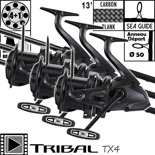 Ensemble Shimano TX-4A Carp 50mm 13' 3.5lbs Ultegra 14000 XTE (les 3)