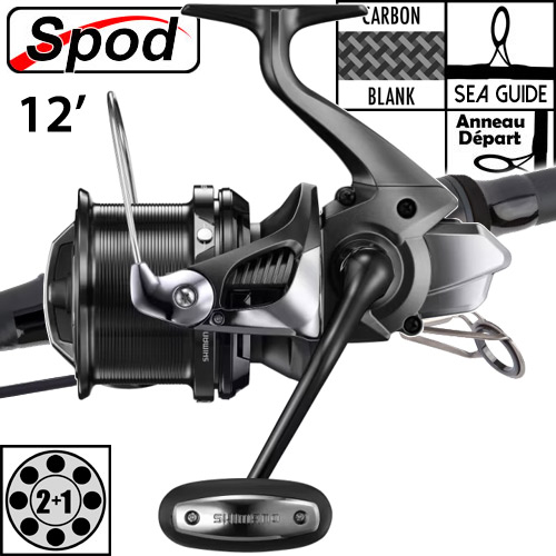 Ensemble Shimano TX-B Spod 12' 5lb Aerlex XTC Spod 14000