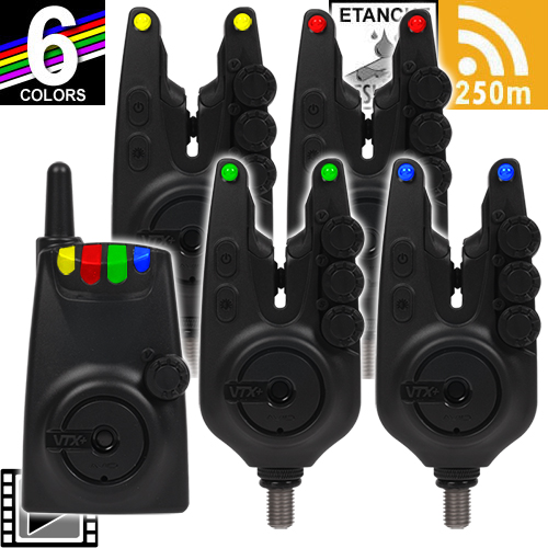 Avid Carp VTX+ 4+1 Bite Alarm Set