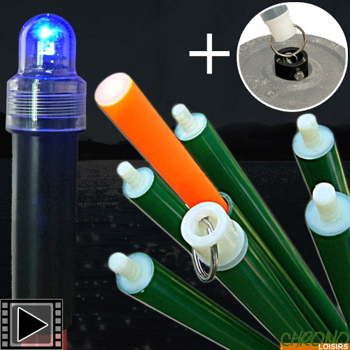 Atropa Atrotube Telescopic Marker 6.30m Full kit Arancione + Spot Tube V3 Blu+ Portapesi