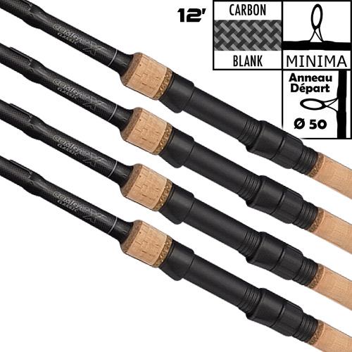 Canne Prologic Combat-X Classic 50mm 12' 3.75lbs (les 4)