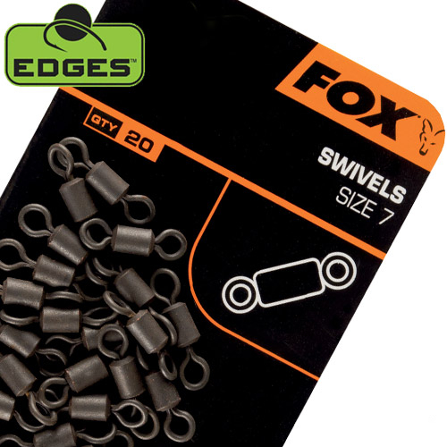 Fox Edges Swivels size 7 (x 20)