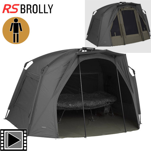 Trakker Tempest RS Brolly 1 man (Brolly+ Infill Panel + Groundsheet)