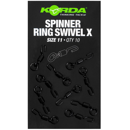 Emerillon Korda Spinner Ring Swivel X T11 (par 10)